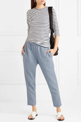 Bassike Stretch-crepe Tapered Pants