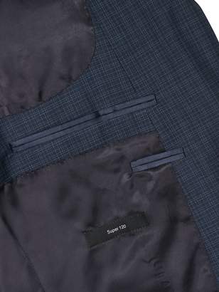 HUGO BOSS Men's Huge Genius Slim Fit Fine Check Two-Piece Suit