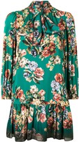 Thumbnail for your product : Alice + Olivia Floral Print Mini Dress