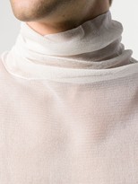 Thumbnail for your product : Bottega Veneta Silk Sheer Turtleneck Pullover