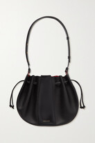 Thumbnail for your product : Mansur Gavriel Lilium Smooth And Textured-leather Shoulder Bag - Black