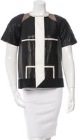 Thumbnail for your product : Rick Owens Paneled Leather Jacket