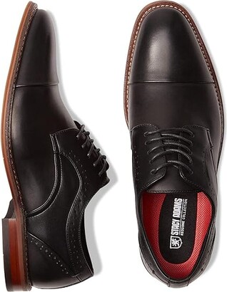 Stacy Adams Maddox Cap Toe Oxford (Black) Men's Shoes