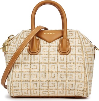 Givenchy Antigona 4G Woven Raffia top Handle Bag, top Handle Bag, Sand -  Brown - ShopStyle