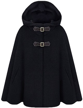 hooded cloak coat