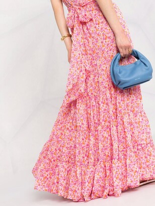 Sabina Musayev Floral-Print Maxi Dress