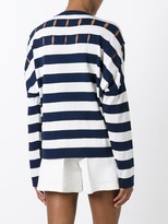 Thumbnail for your product : Jil Sander Striped Round Neck Jumper