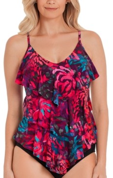 magisculpt tiered ruffle swimsuit