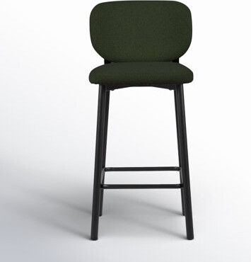 Hashtag Home Corine Upholstered 24'' Counter Stool