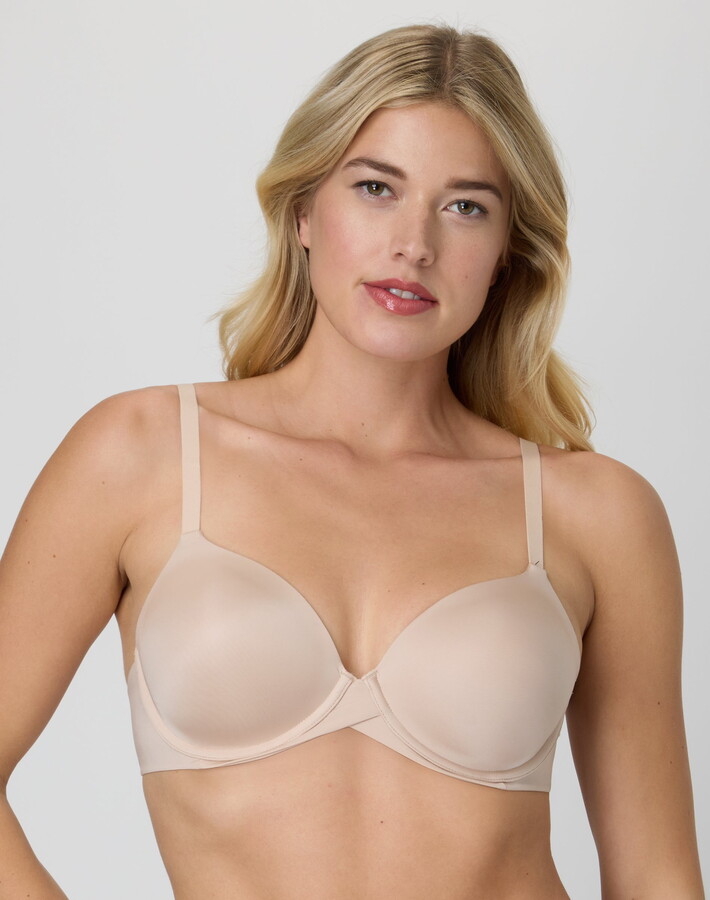 Maidenform One Fab Fit Everyday Modern Demi Underwire Bra Womens Convertible DM7543