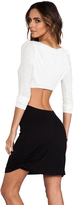 Thumbnail for your product : Pencey EXCLUSIVE Long Sleeve Open Back Mini Dress