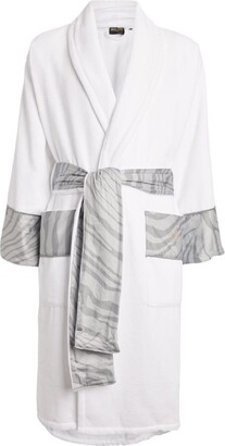 Roberto Cavalli Zebra Print Bath Robe (Large/Extra Large)