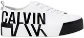 Calvin Klein 40mm Jayda Printed Logo Leather Sneakers