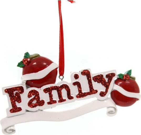 PolarX HolidayOrnamentFamilyOfTwoOrnamentPersonalizeDyiProjectGiftOr597-2CRAFTOUTLETINC/OLDEMEMORIES