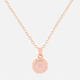 Thumbnail for your product : Ted Baker Women's Elvina Enamel Mini Button Pendant - Rose Gold/Baby Pink