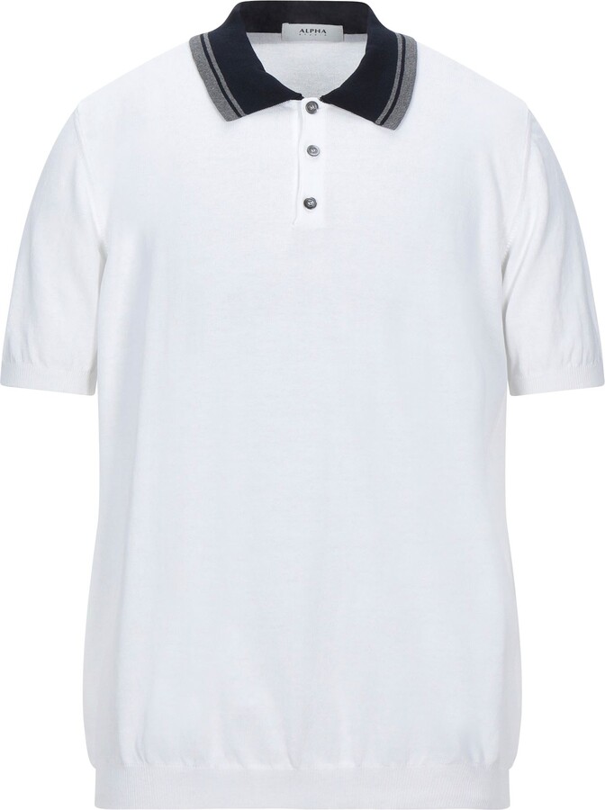 white polo with collar