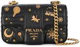 Thumbnail for your product : Prada Diagramme studded shoulder bag