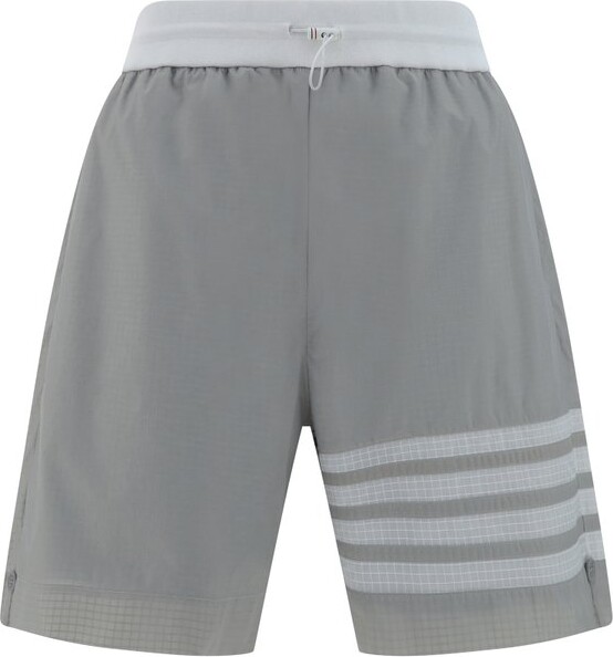 Thom Browne 4-Bar Stripe Detailed Shorts
