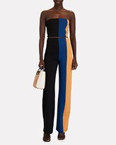 Thumbnail for your product : STAUD Connor Colorblock Knit Wide-Leg Pants