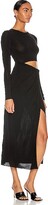 Thumbnail for your product : The Andamane Gia Cut Out Midi Dress in Black