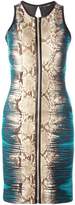 Roberto Cavalli snakeskin print dress 