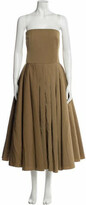 Strapless Midi Length Dress 