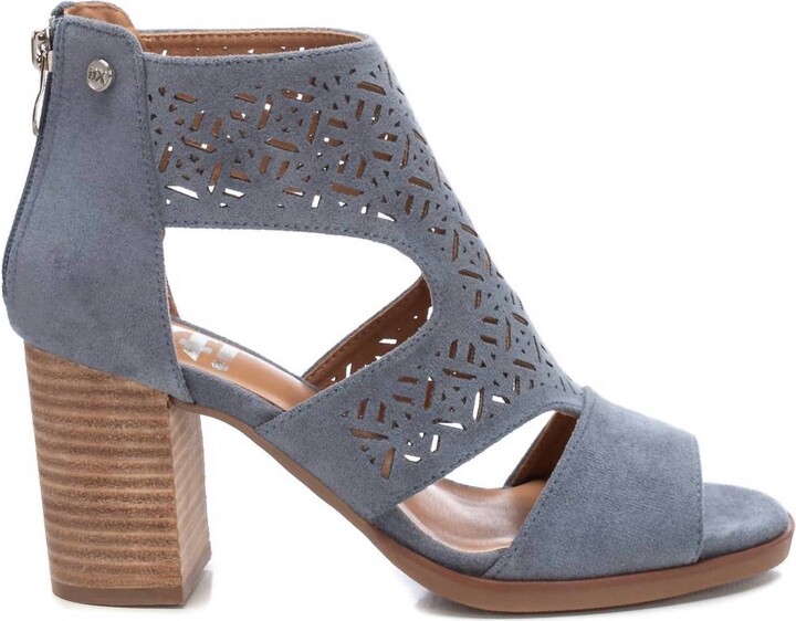 Xti Women's Suede Sandals In Grey