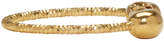 Thumbnail for your product : Alexander McQueen Gold Twin Skull Bracelet