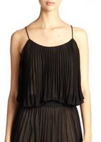 Thumbnail for your product : ABS by Allen Schwartz Pleated Crop Camisole