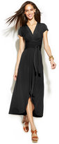 Thumbnail for your product : MICHAEL Michael Kors High-Low Faux-Wrap Dress