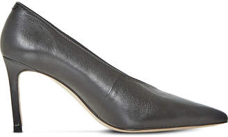 Dune Black Amigos V-cut pointed toe courts
