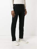 Thumbnail for your product : Saint Laurent embroidered slim fit jeans