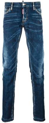 DSQUARED2 Slim creased detail jeans