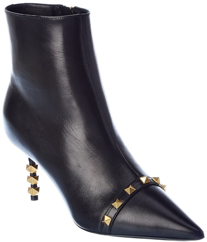 valentino rockstud bootie