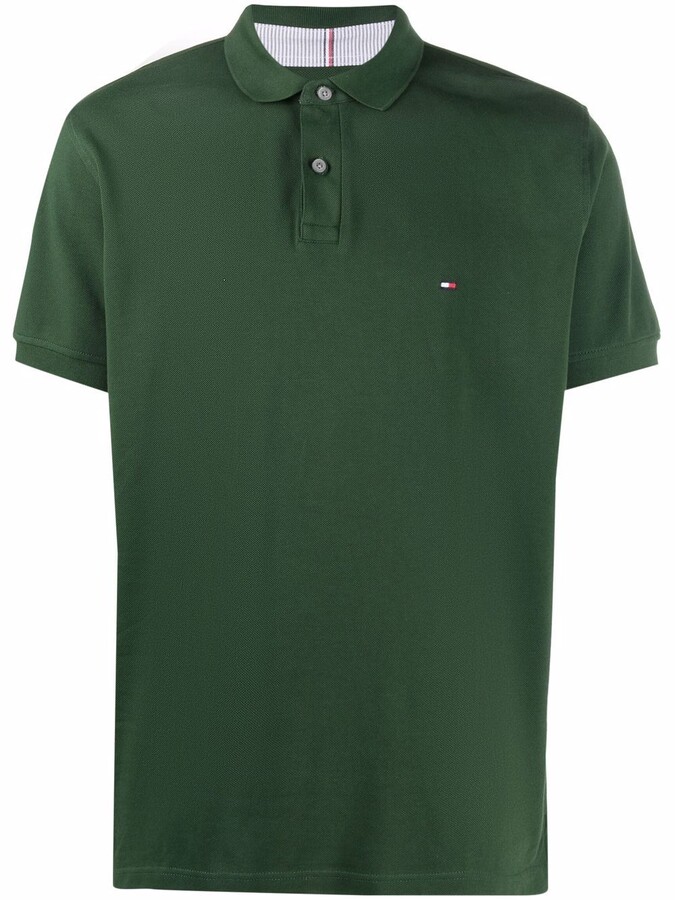 Tommy Hilfiger Men's Green Polos | ShopStyle