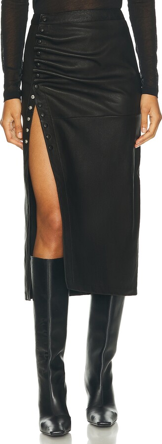 RABANNE Jupe Skirt in Black