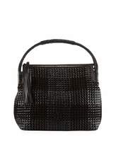 Thumbnail for your product : Tory Burch Taylor Woven Leather Hobo