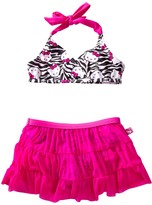 Thumbnail for your product : Hello Kitty Zebra 3-Piece Bikini Set (Little Girls)