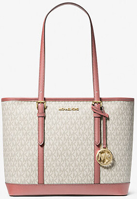  Michael Kors Merlot Pastel Pink Izzy Large Reversible Leather  Tote : Clothing, Shoes & Jewelry