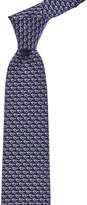Thumbnail for your product : Ferragamo Navy Fox & Horseshoe Silk Tie