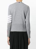 Thumbnail for your product : Thom Browne 2-in-1 Twin Set In Medium Grey Fine Merino Wool