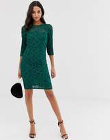 Thumbnail for your product : Paper Dolls colour block lace with contrast lining dress