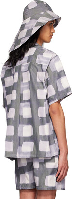Henrik Vibskov Grey Polyester Short Sleeve Shirt