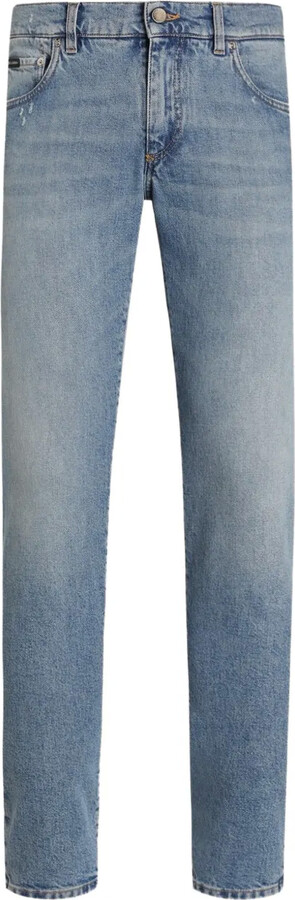 Dolce & Gabbana Logo-Patch Jeans
