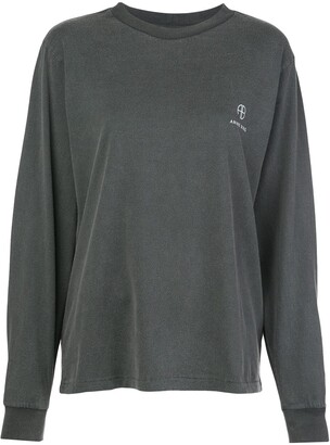 Anine Bing Willow logo embroidered sweatshirt