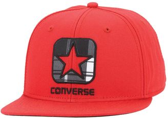 Converse Men's Bushwick Plaid Snapback Cap