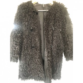 Liviana Conti Black Faux fur Coat for Women