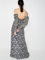 Thumbnail for your product : Masterpeace Floral-Print Off-The-Shoulder Maxi Dress