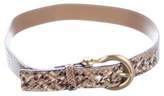 Thumbnail for your product : Burberry Snakeskin Waist Belt