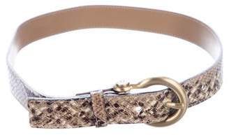 Burberry Snakeskin Waist Belt